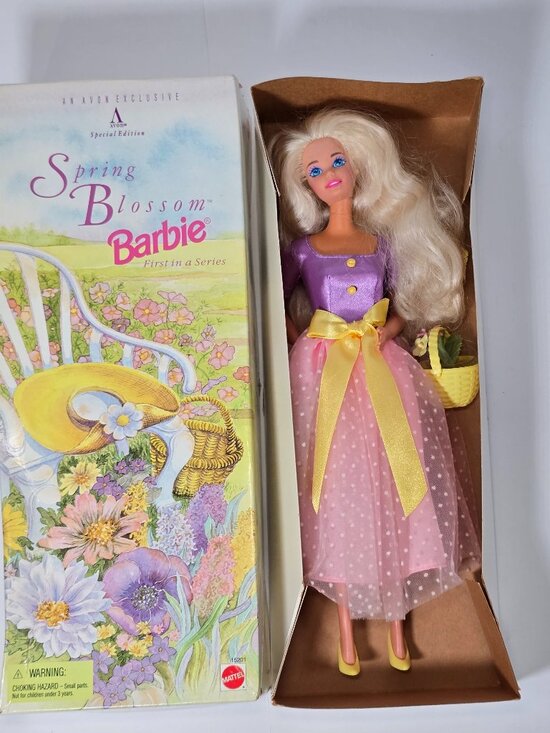 Barbie Other - 1995 Spring Blossom Barbie Avon Exclusive Special Edition Mattel 15201 - OpenBox